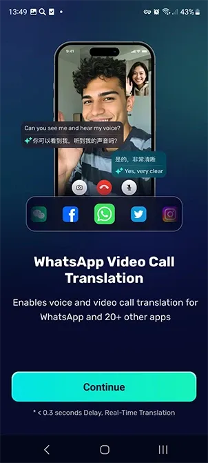 Subtitles during a call